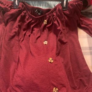 Cute red blouse size XL